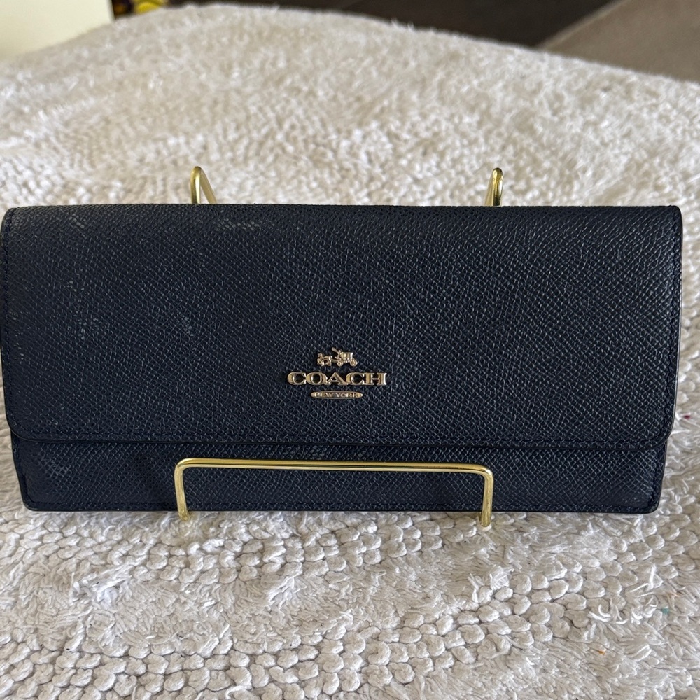 Coach Black Leather Wallet